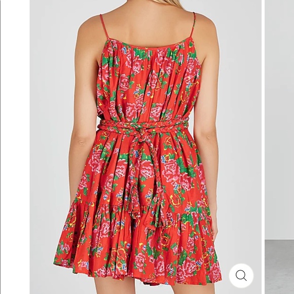 Rhode - Nala Printed Cotton Mini Dress - Size S - Picture 5 of 6